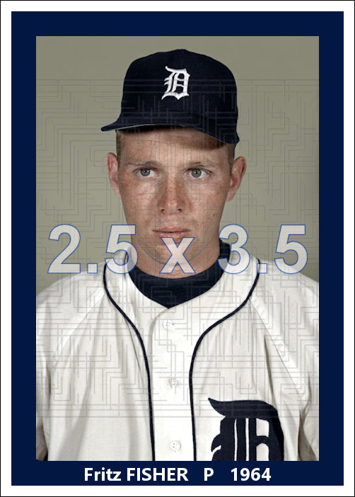 Fritz Fisher - 1964 Detroit Tigers - choose a size & style