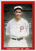 Fritz Henrich - 1924 Philadelphia Phillies - choose a size & style