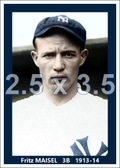 Fritz Maisel - 1913-14 New York Yankees - choose a size & style