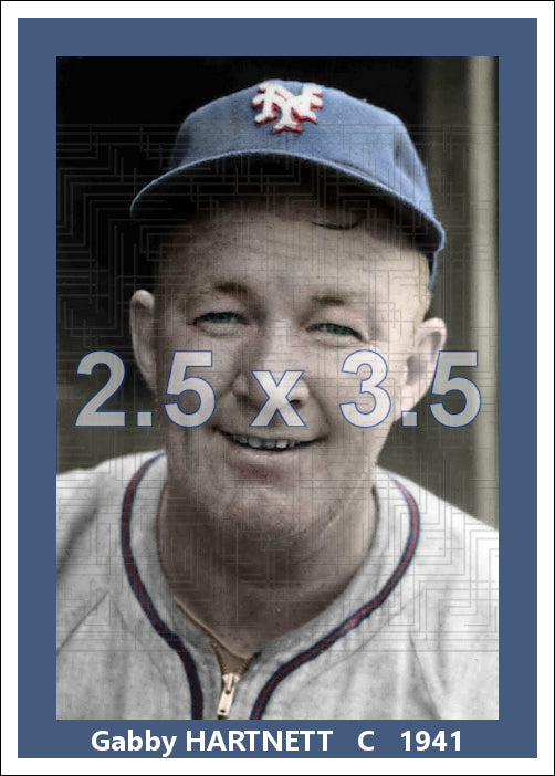 Gabby Hartnett - 1941 New York Giants - choose a size & style