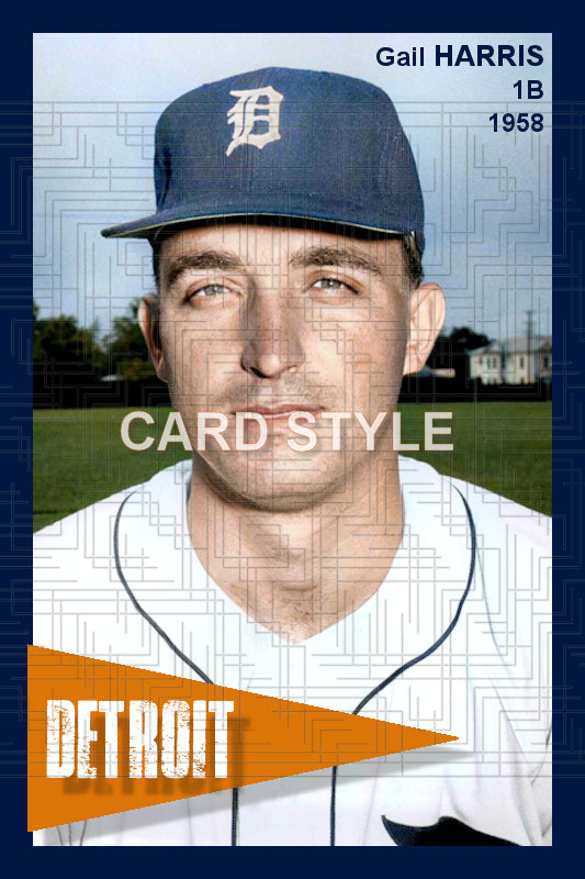 Gail Harris - 1958 Detroit Tigers - choose a size & style