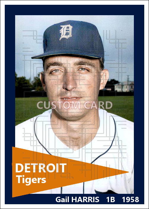 Gail Harris - 1958 Detroit Tigers - choose a size & style