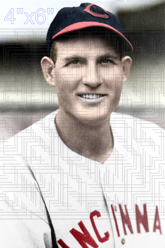 Garland Lawing - 1946 Cincinnati Reds - choose a size & style