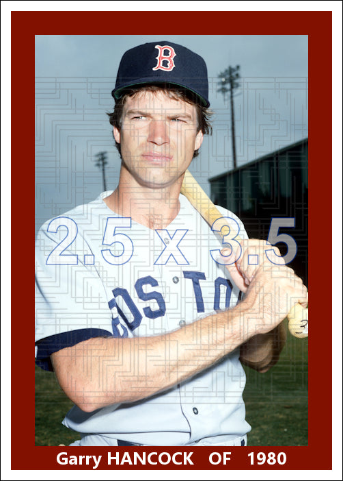 Garry Hancock - 1980 Boston Red Sox - choose a size & style