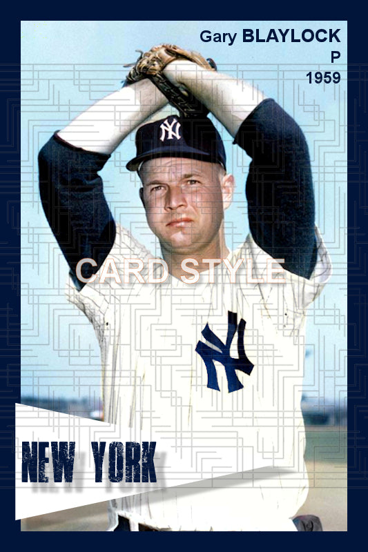 Gary Blaylock - 1959 New York Yankees - choose a size & style