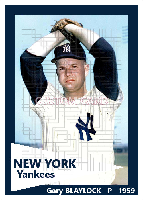 Gary Blaylock - 1959 New York Yankees - choose a size & style