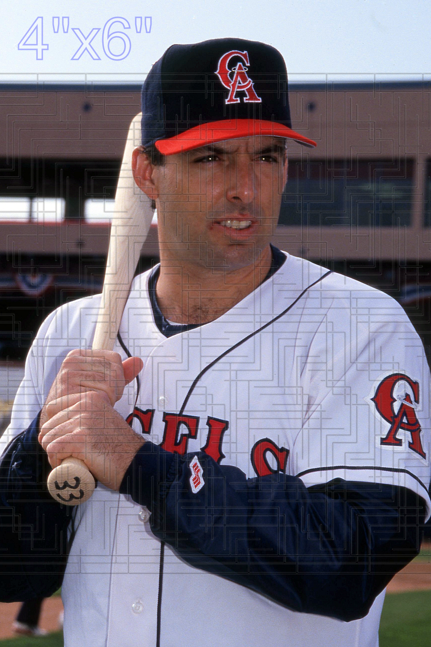 Gary Gaetti - 1993 California Angels - choose a size & style