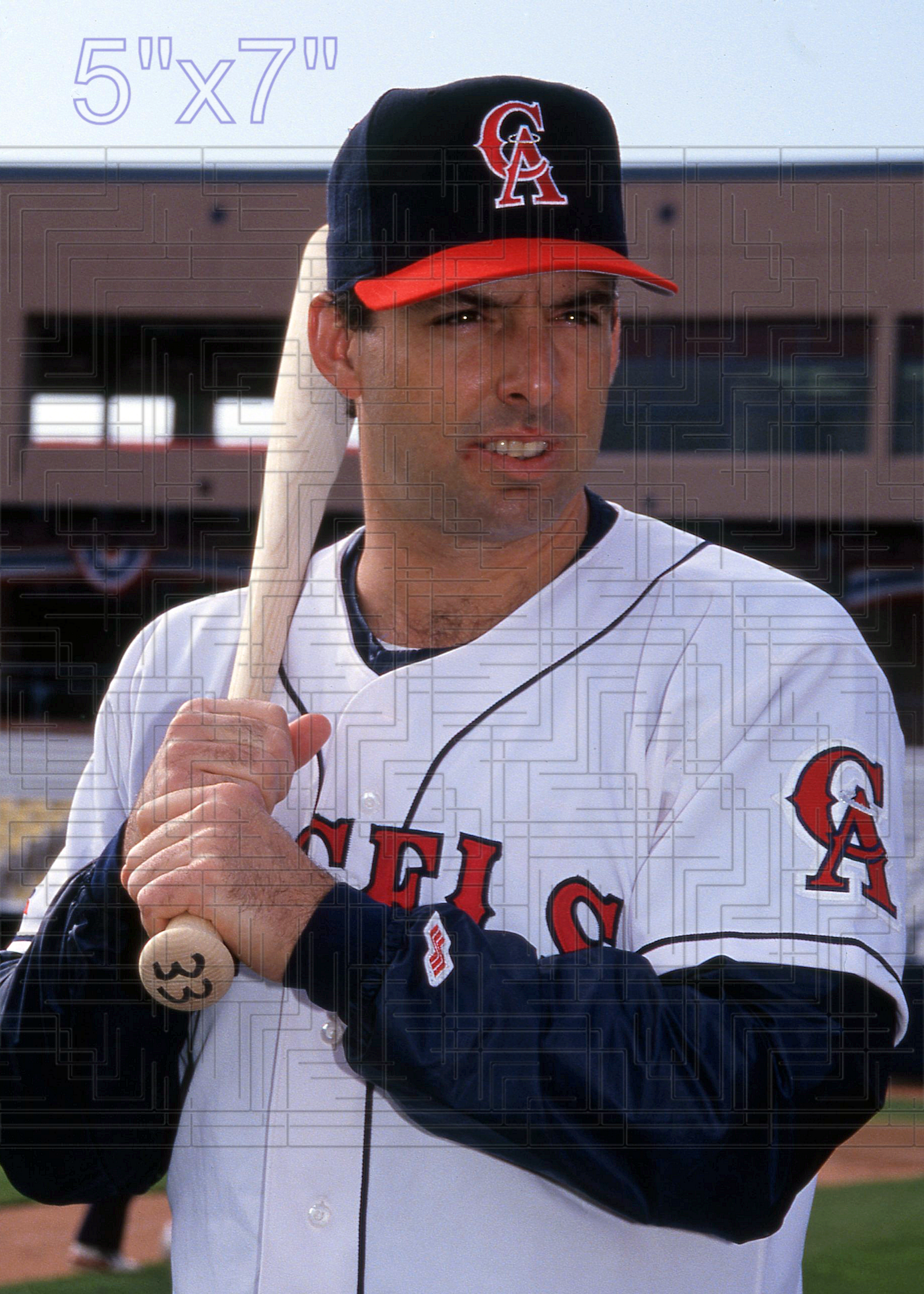 Gary Gaetti - 1993 California Angels - choose a size & style