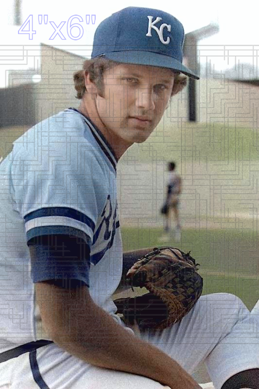Gary Martz - 1975 Kansas City Royals - choose a size & style