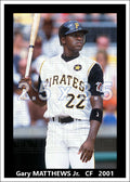 Gary Matthews Jr. - 2001 Pittsburgh Pirates - choose a size & style