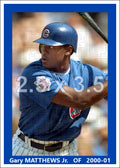 Gary Matthews Jr. - 2000-01 Chicago Cubs - choose a size & style