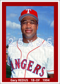 Gary Redus - 1994 Texas Rangers - choose a size & style