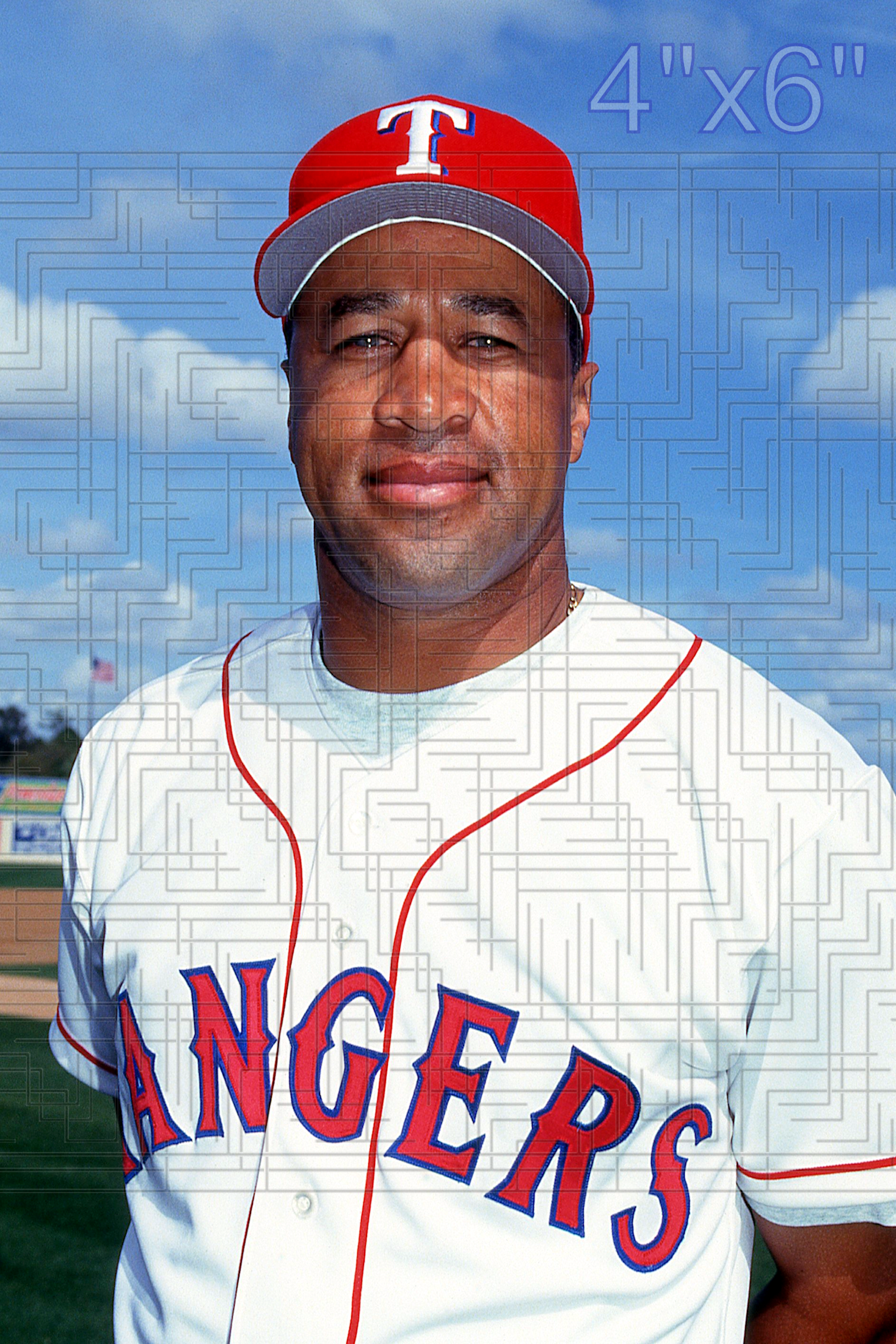 Gary Redus - 1994 Texas Rangers - choose a size & style
