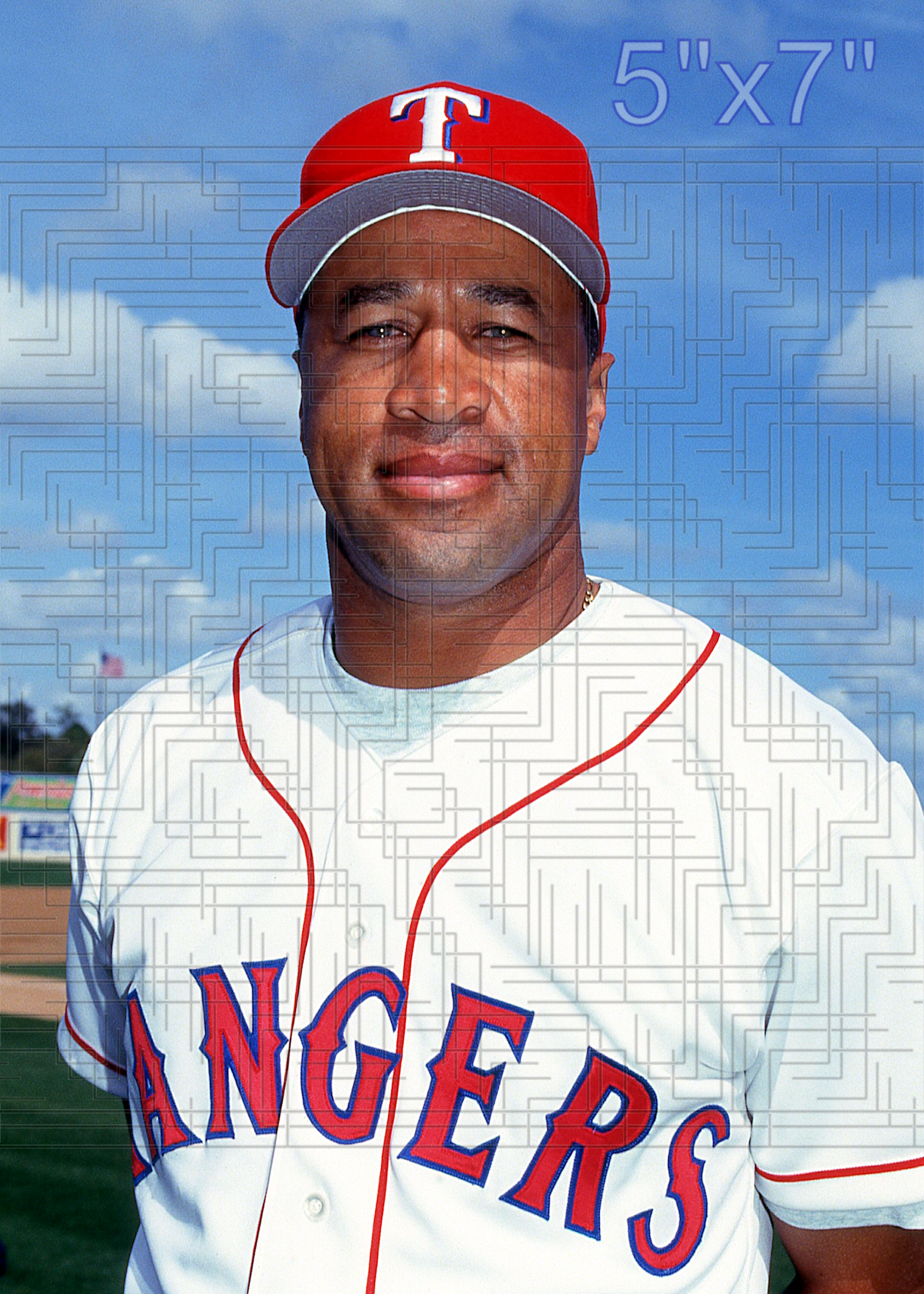 Gary Redus - 1994 Texas Rangers - choose a size & style