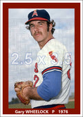Gary Wheelock - 1976 California Angels - choose a size & style