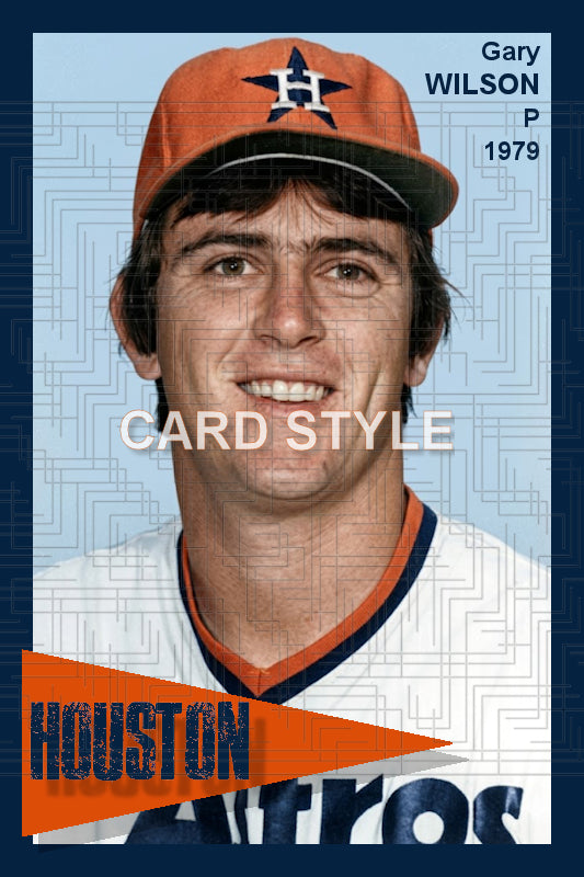 Gary Wilson - 1979 Houston Astros - choose a size & style