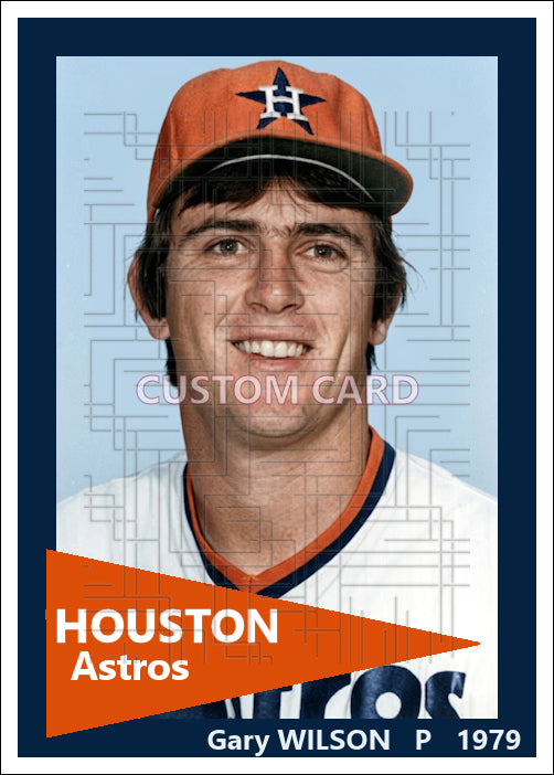Gary Wilson - 1979 Houston Astros - choose a size & style