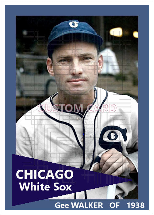 Gee Walker - 1938 Chicago White Sox - choose a size & style