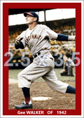 Gee Walker - 1942 Cincinnati Reds - choose a size & style
