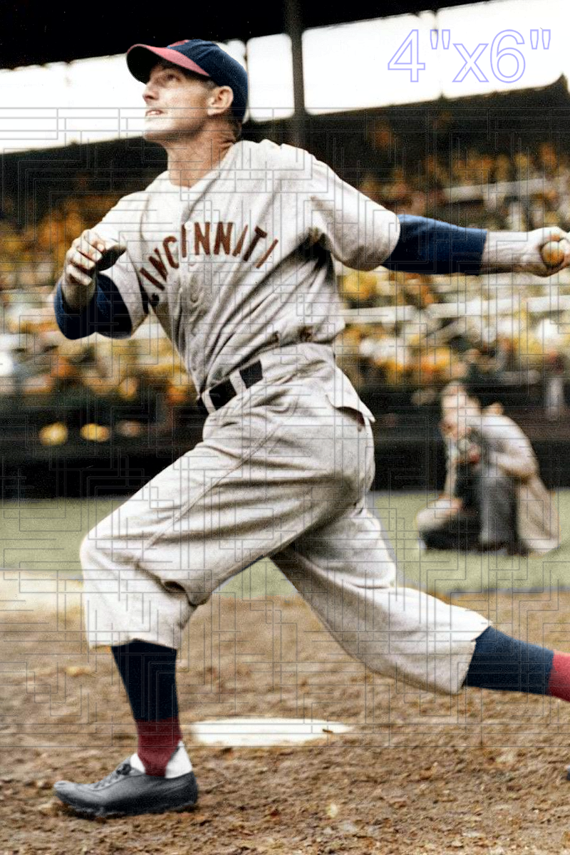 Gee Walker - 1942 Cincinnati Reds - choose a size & style