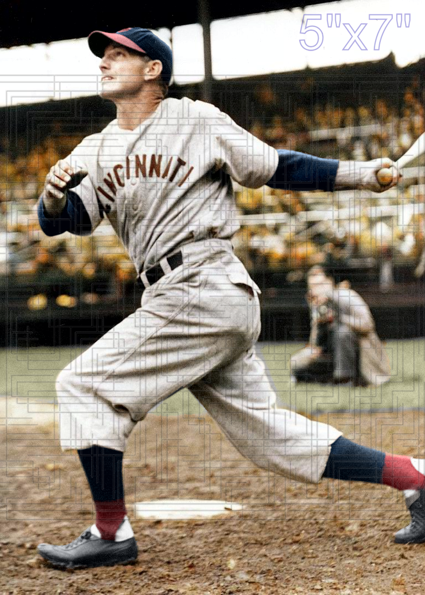 Gee Walker - 1942 Cincinnati Reds - choose a size & style