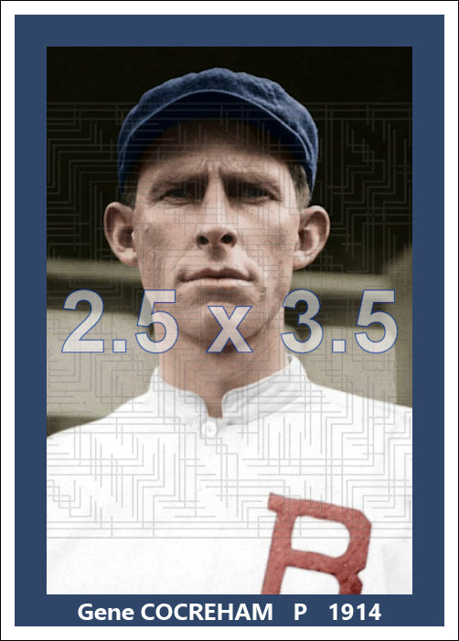 Gene Cocreham - 1914 Boston Braves - choose a size & style
