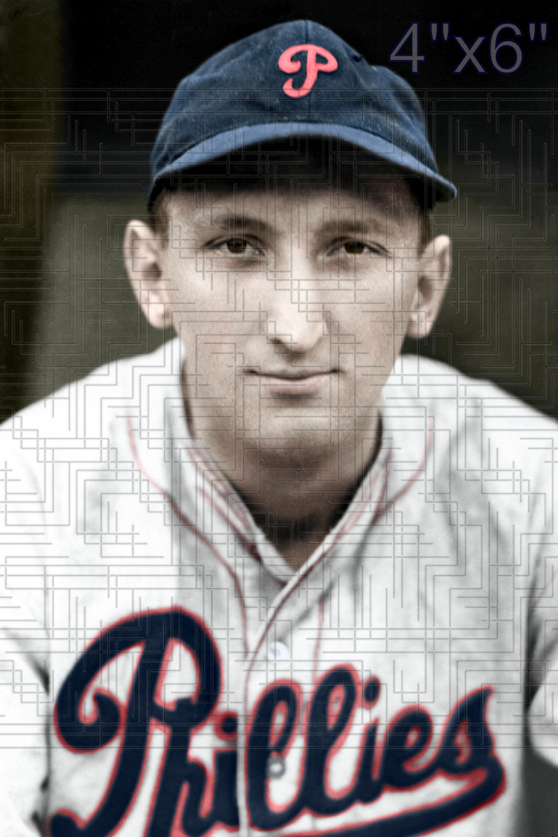 Gene Corbett - 1937 Philadelphia Phillies - choose a size & style