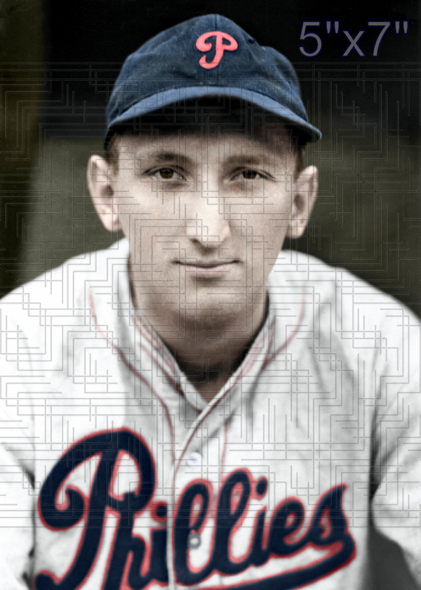 Gene Corbett - 1937 Philadelphia Phillies - choose a size & style