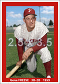 Gene Freese - 1959 Philadelphia Phillies - choose a size & style