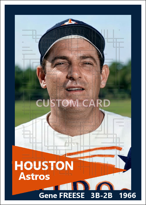 Gene Freese - 1966 Houston Astros - choose a size & style
