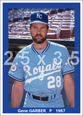 Gene Garber - 1987 Kansas City Royals - choose a size & style