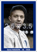 Gene Hasson - 1938 Philadelphia Athletics - choose a size & style