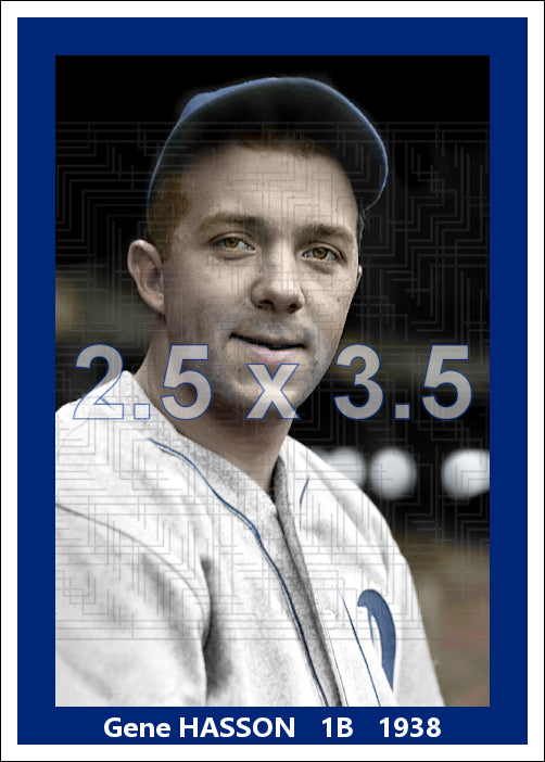 Gene Hasson - 1938 Philadelphia Athletics - choose a size & style