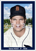 Gene Host - 1956 Detroit Tigers - choose a size & style