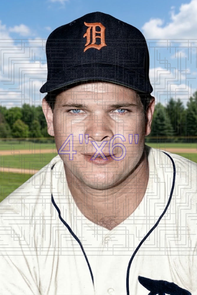 Gene Host - 1956 Detroit Tigers - choose a size & style