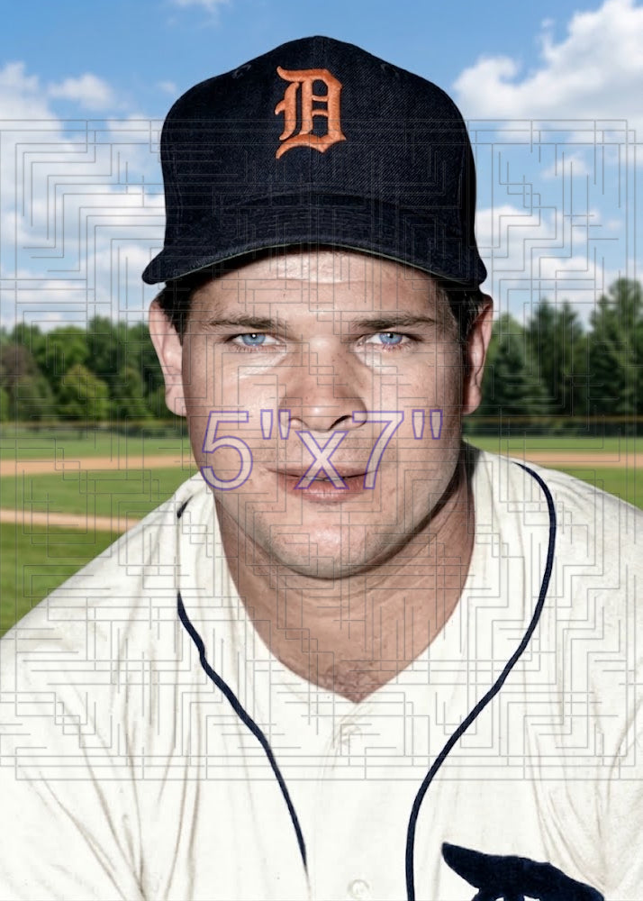 Gene Host - 1956 Detroit Tigers - choose a size & style