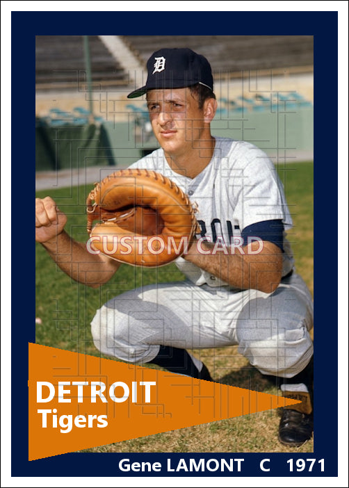 Gene Lamont - 1971 Detroit Tigers - choose a size & style