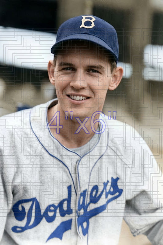 Gene Mauch - 1944 Brooklyn Dodgers - choose a size & style