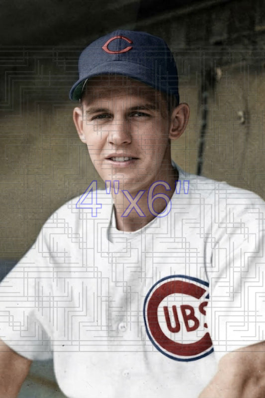 Gene Mauch - 1949 Chicago Cubs - choose a size & style