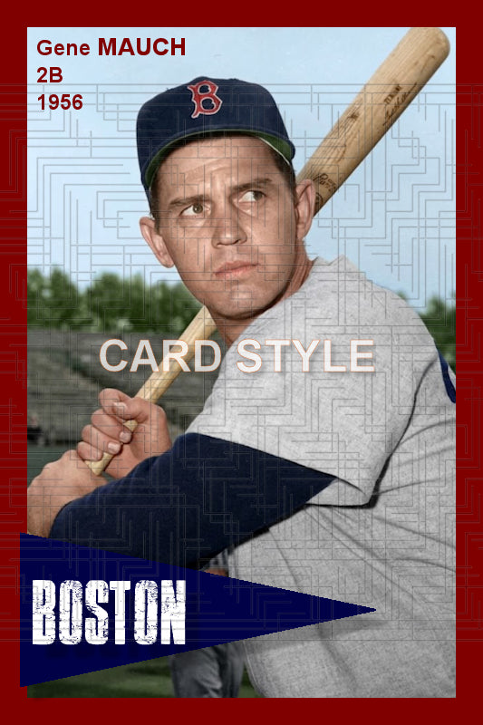 Gene Mauch - 1956 Boston Red Sox - choose a size & style