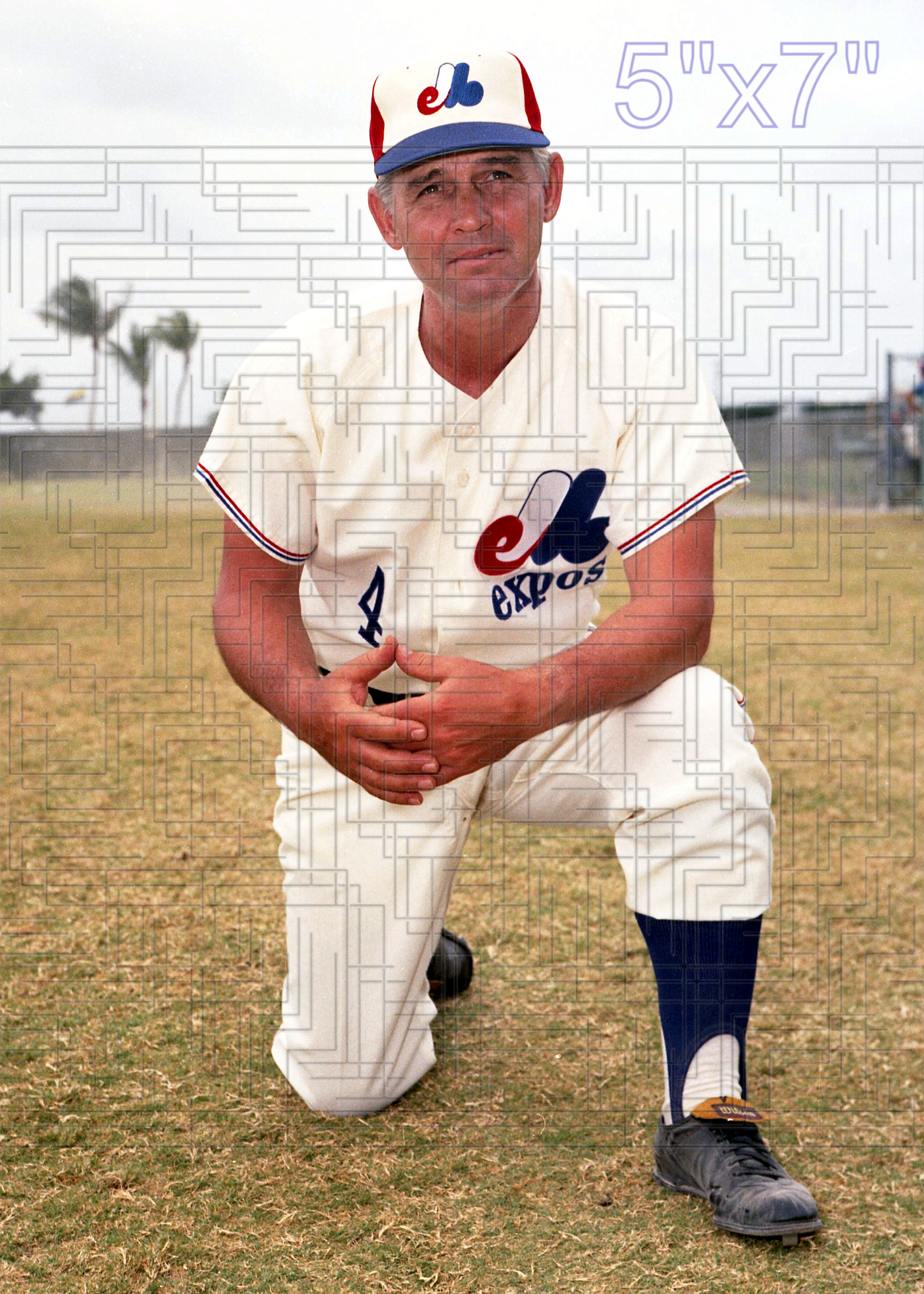 Gene Mauch - 1969 Montreal Expos - choose a size & style