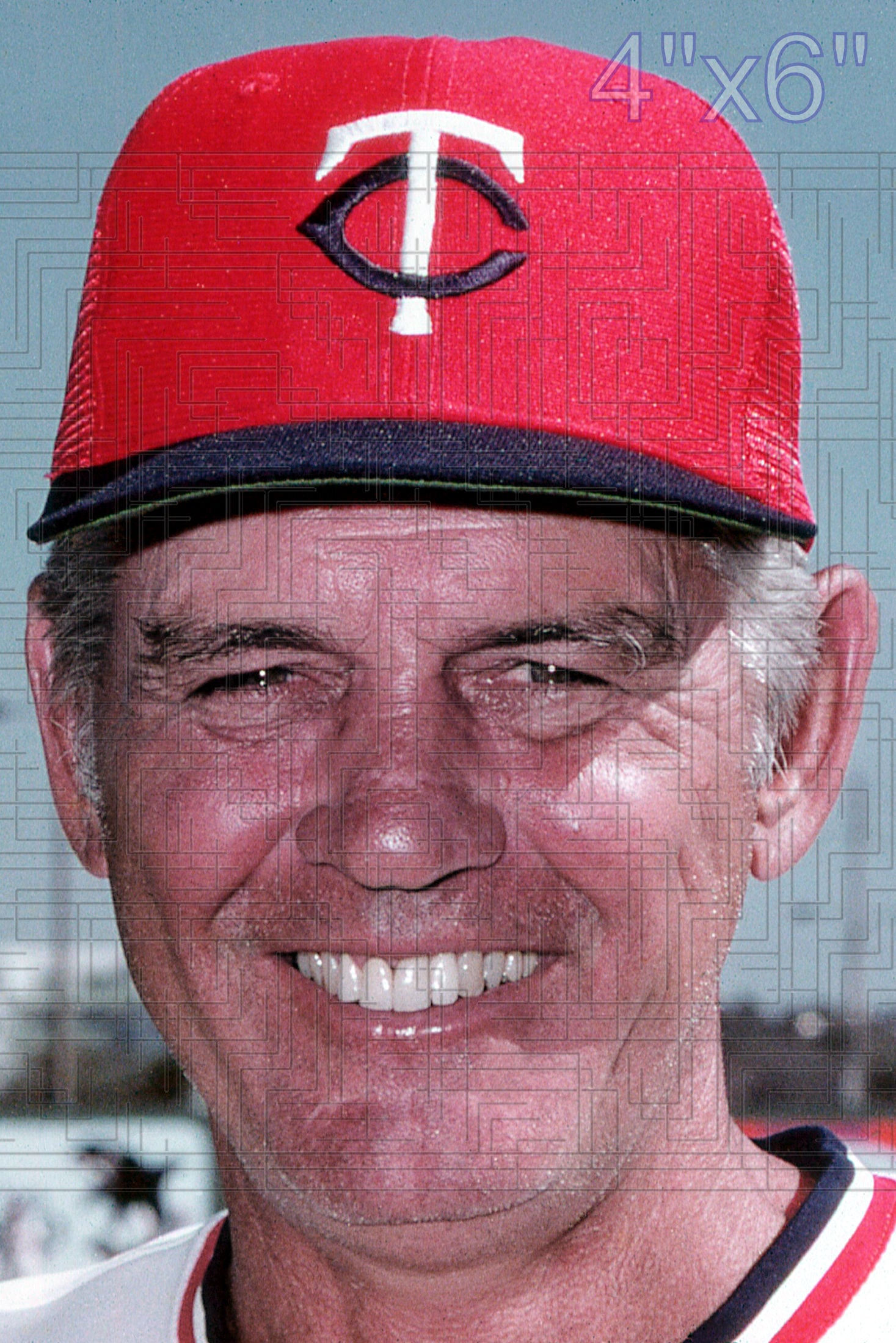 Gene Mauch - 1976-80 Minnesota Twins - choose a size & style
