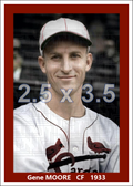 Gene Moore - 1933 St. Louis Cardinals - choose a size & style