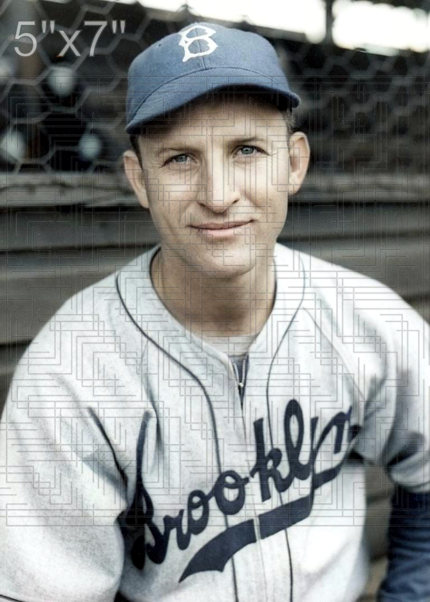 Gene Moore - 1940 Brooklyn Dodgers - choose a size & style