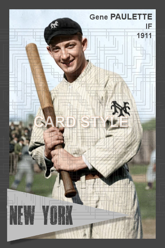 Gene Paulette - 1911 New York Giants - choose a size & style