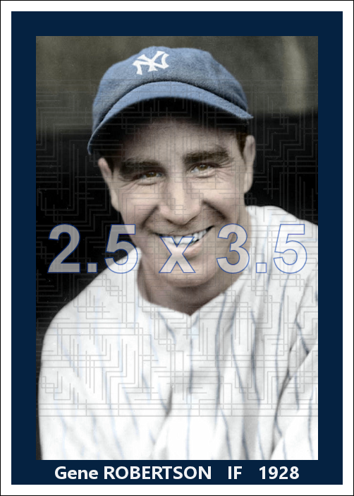 Gene Robertson - 1928 New York Yankees - choose a size & style