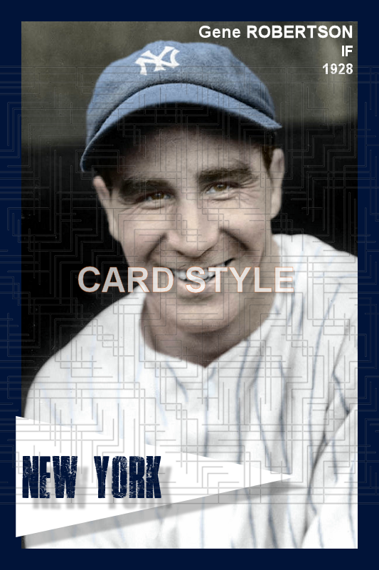 Gene Robertson - 1928 New York Yankees - choose a size & style
