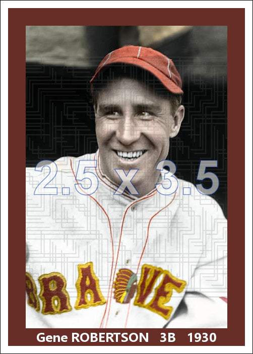 Gene Robertson - 1930 Boston Braves - choose a size & style