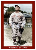 Gene Rye - 1931 Boston Red Sox - choose a size & style