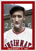 Gene Schott - 1937 Cincinnati Reds - choose a size & style